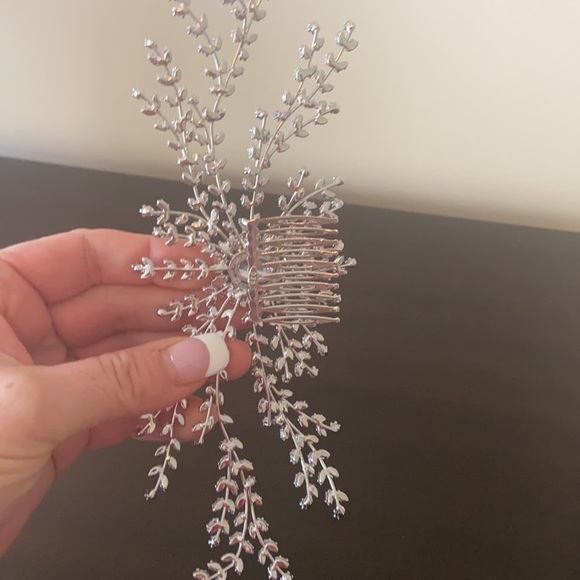AAA CZ Wedding Side Comb- Never been worn - Picture 2 of 3